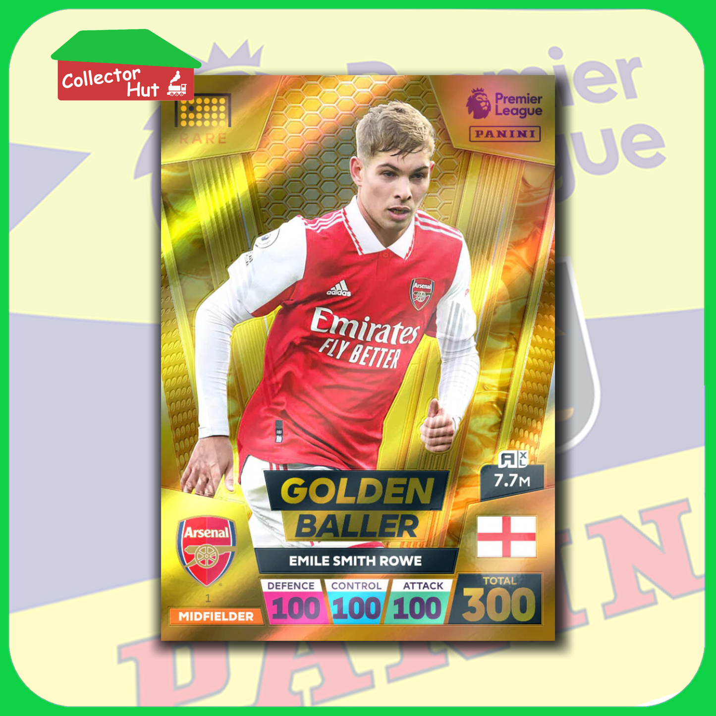 Panini Adrenalyn XL Premier League 2023 2022/23 GOLDEN BALLER, LIMITED EDITION