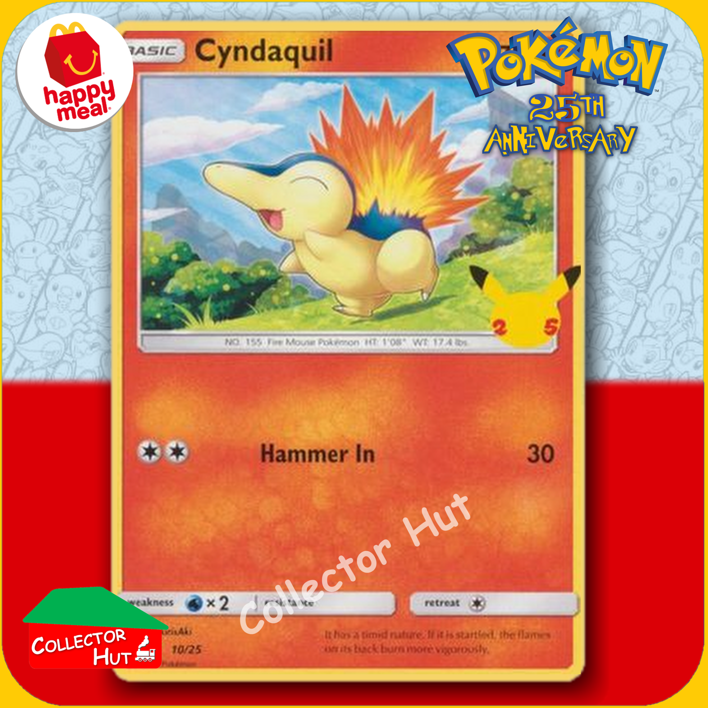 McDonald's Happy Meal 2021 Pokémon 25th Anniversary Trading Cards You Choose