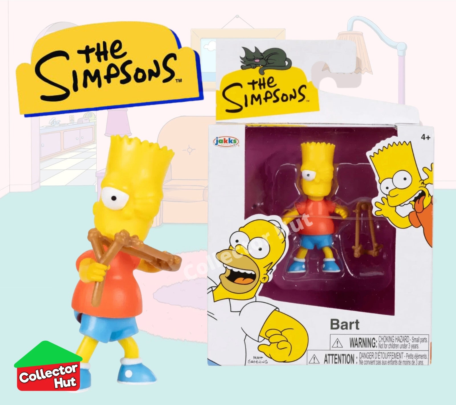 The Simpsons 2.5" Inch Figurine Playset Collection Jakks Pacific 2024