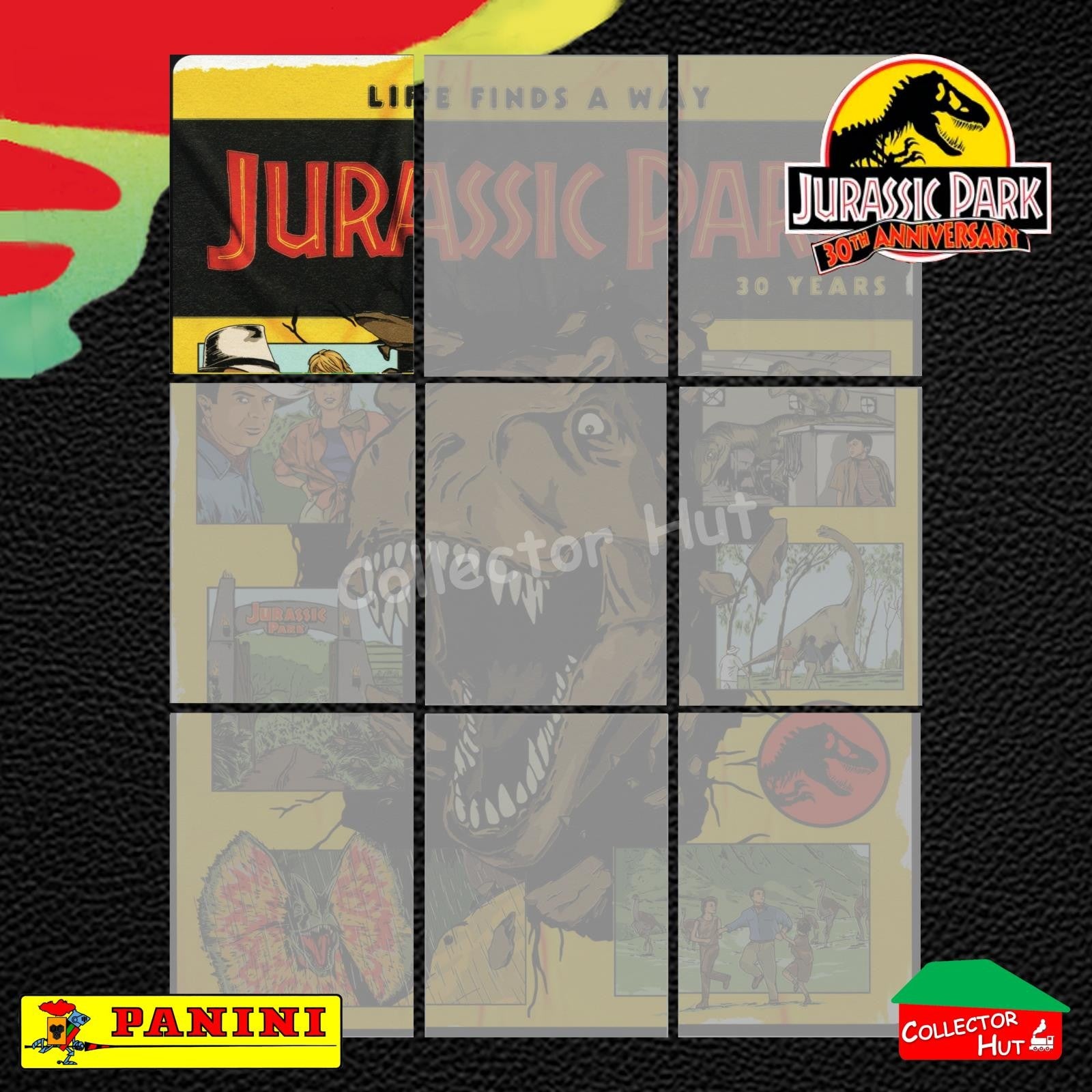 Jurassic World 30th Anniversary Trading Card Collection BASE CARDS #1-195