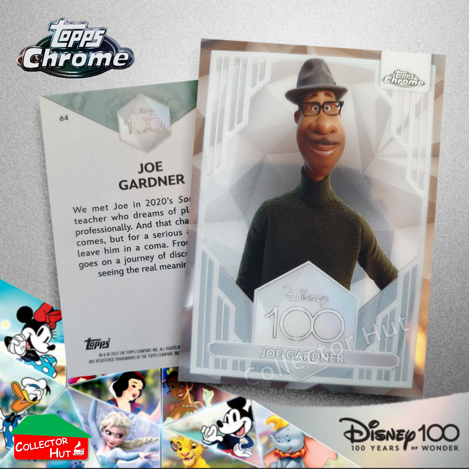 Disney 100 Topps Chrome 2023 Base Cards 1-100 Pick Singles to Complete Your Set