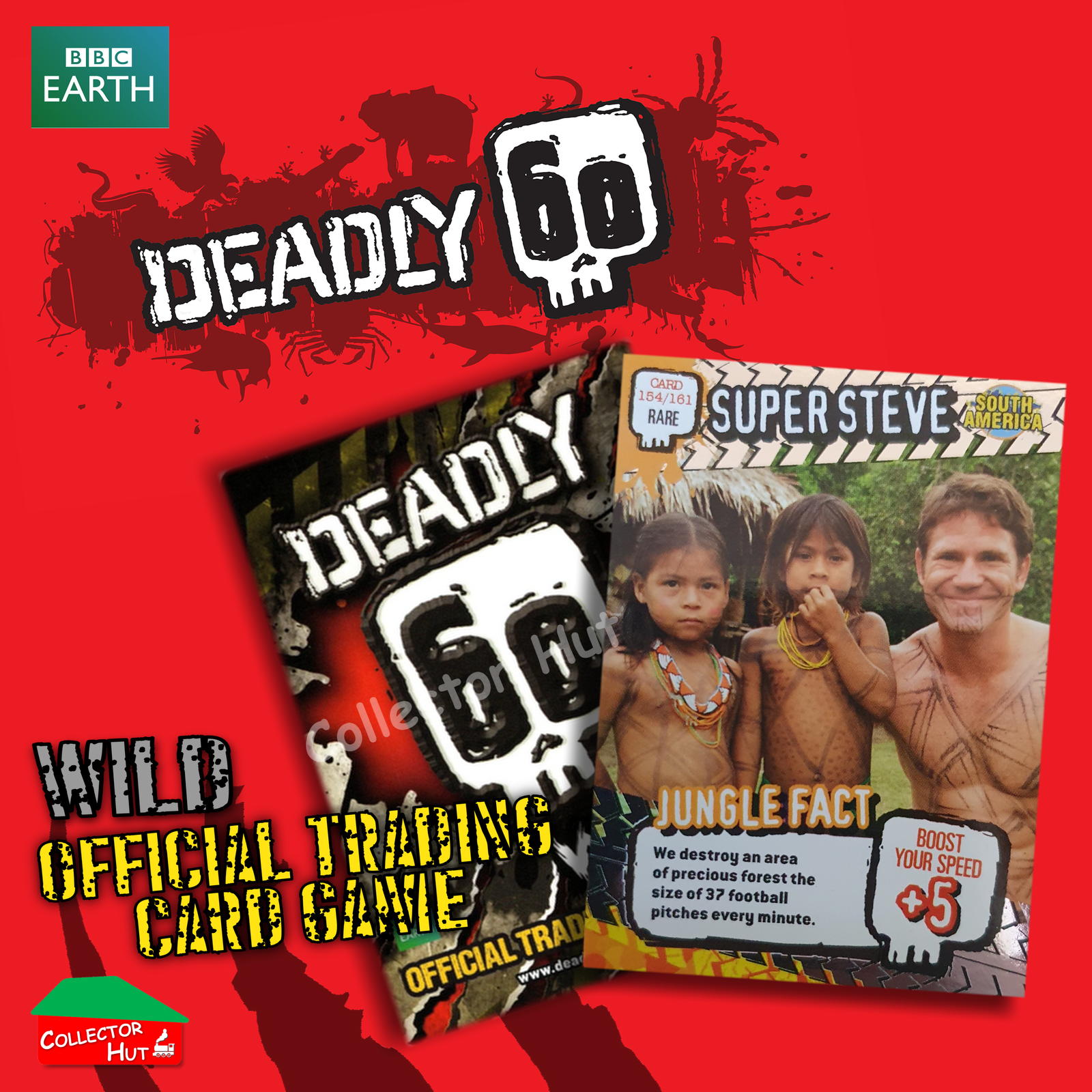 CBBC Deadly 60 Season 1, 2 & Wild FOIL RARE LIMITED Trading Cards