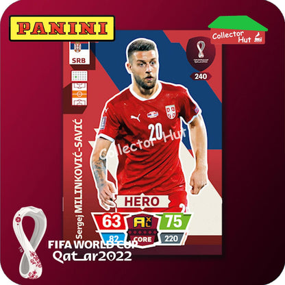 Panini Adrenalyn XL Qatar World Cup 2022 Trading Cards BASE SET #145-288