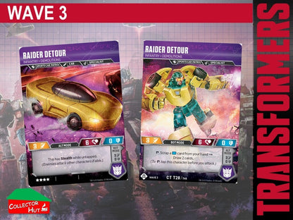 Transformers TCG CHARACTER Trading Cards All Waves
