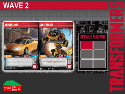 Transformers TCG CHARACTER Trading Cards All Waves
