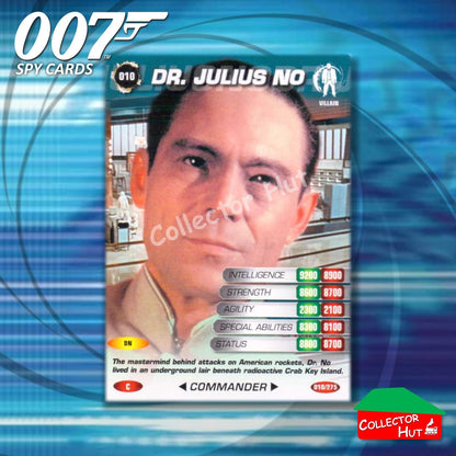 James Bond 007 Commander Spy Cards BASE COMMON YOU CHOOSE