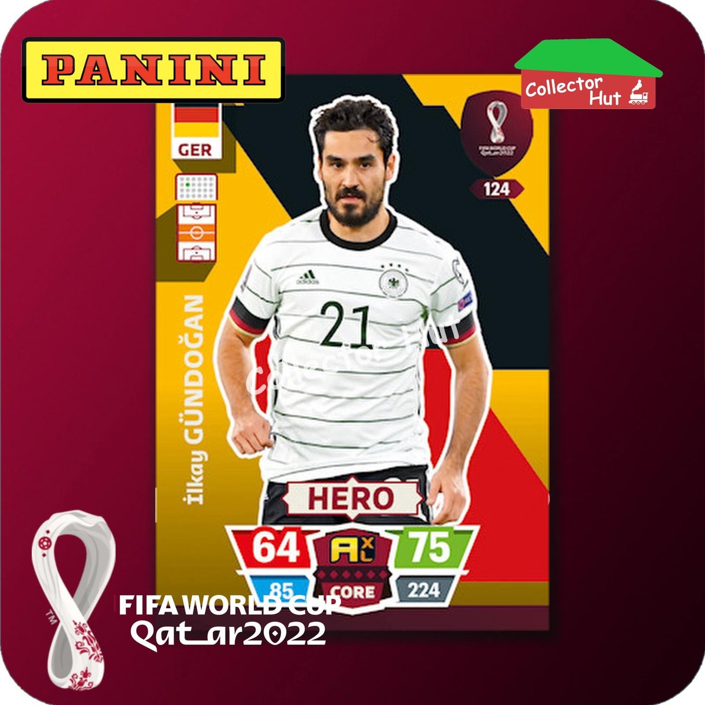 Panini Adrenalyn XL Qatar World Cup 2022 Trading Cards BASE SET #28-144