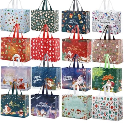 Christmas Novelty Tote Gift Bags Fabric Choose a Pattern