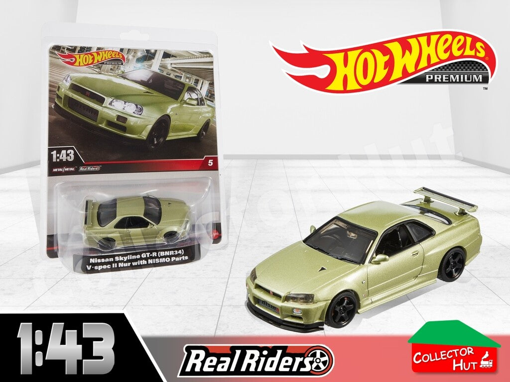 Hot Wheels Premium Real Riders HMD41 1:43 Scale Models