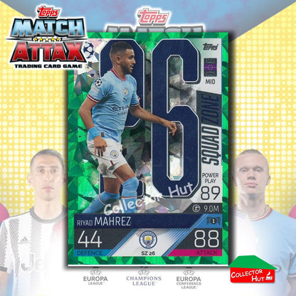 Topps Match Attax Extra 2022/23 Parallel CRYSTAL & EMERALD Cards YOU CHOOSE