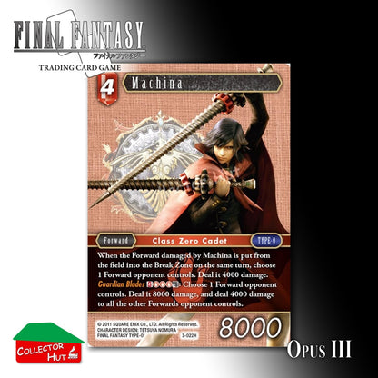 Final Fantasy Trading Card Game OPUS III 3 Singles You Choose