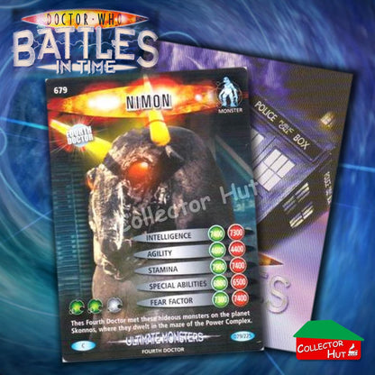 DOCTOR WHO Battles in Time #601-825 ULTIMATE MONSTERS RARE & COMMON Cards