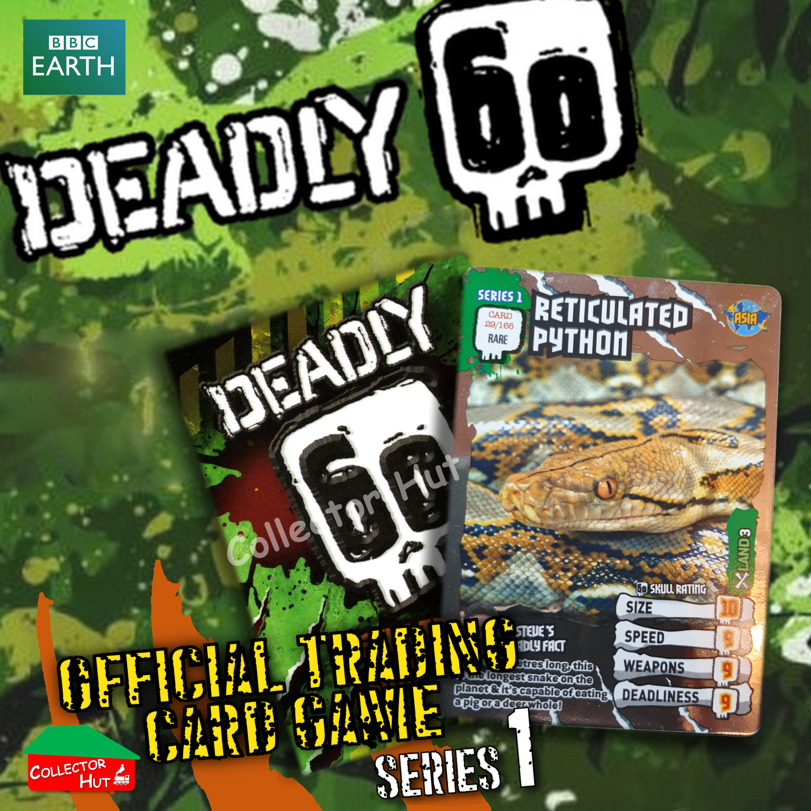 CBBC Deadly 60 Season 1, 2 & Wild FOIL RARE LIMITED Trading Cards