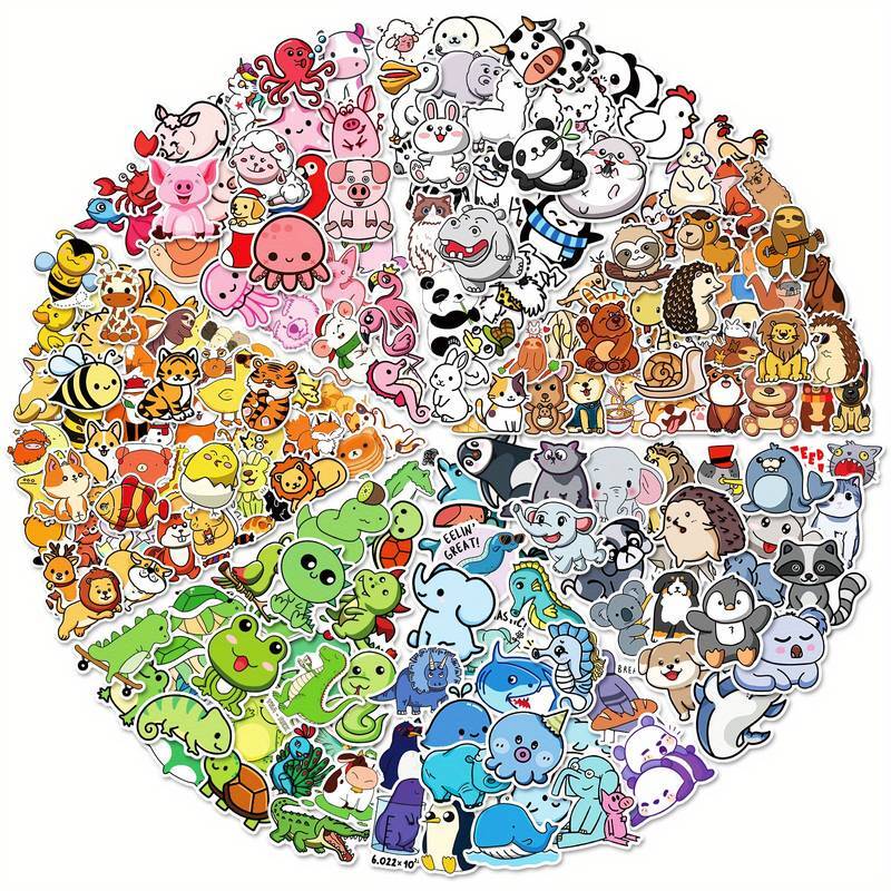 Awesome Stickers Novelty Anime Cartoon Animals Artistic 100's to Choose From