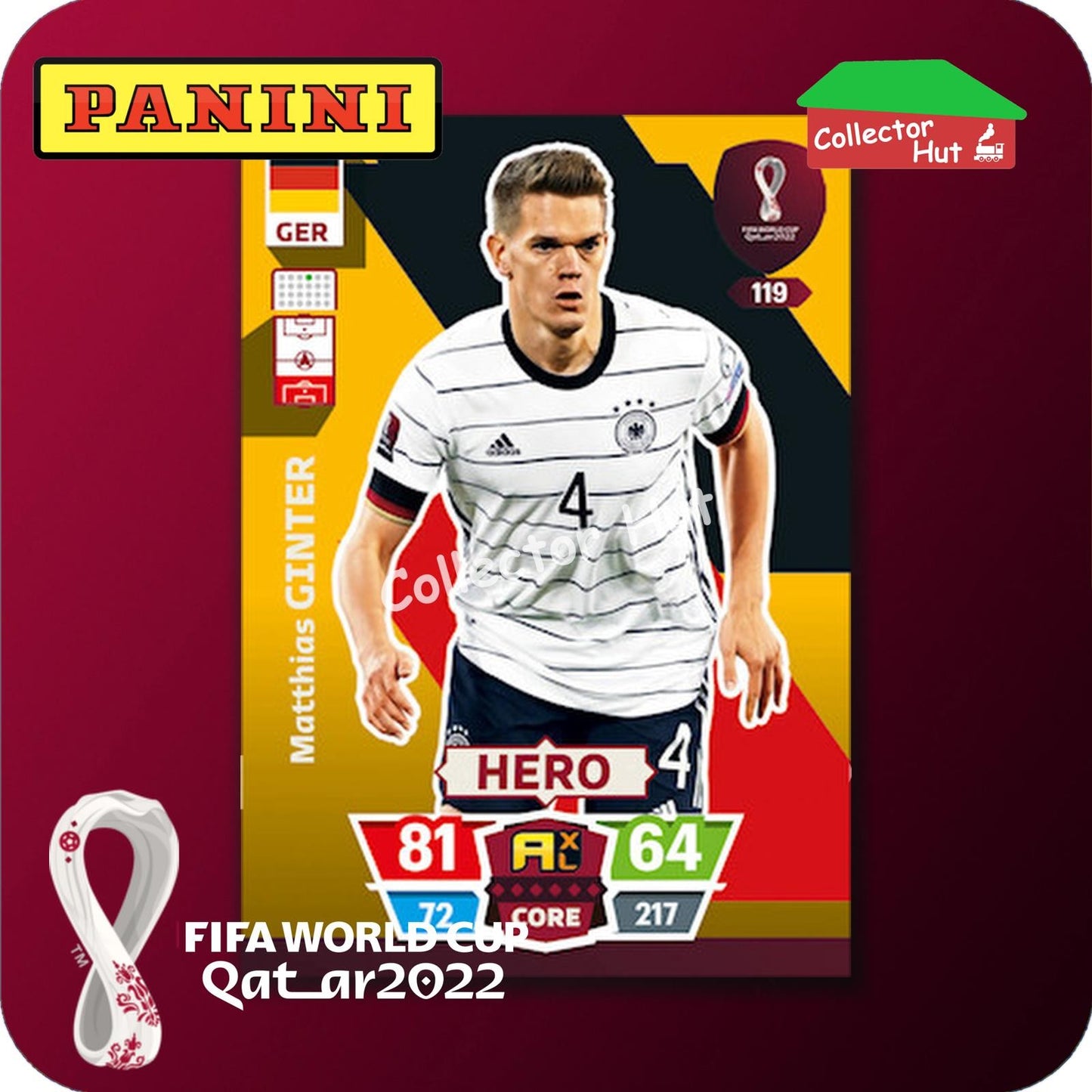 Panini Adrenalyn XL Qatar World Cup 2022 Trading Cards BASE SET #28-144