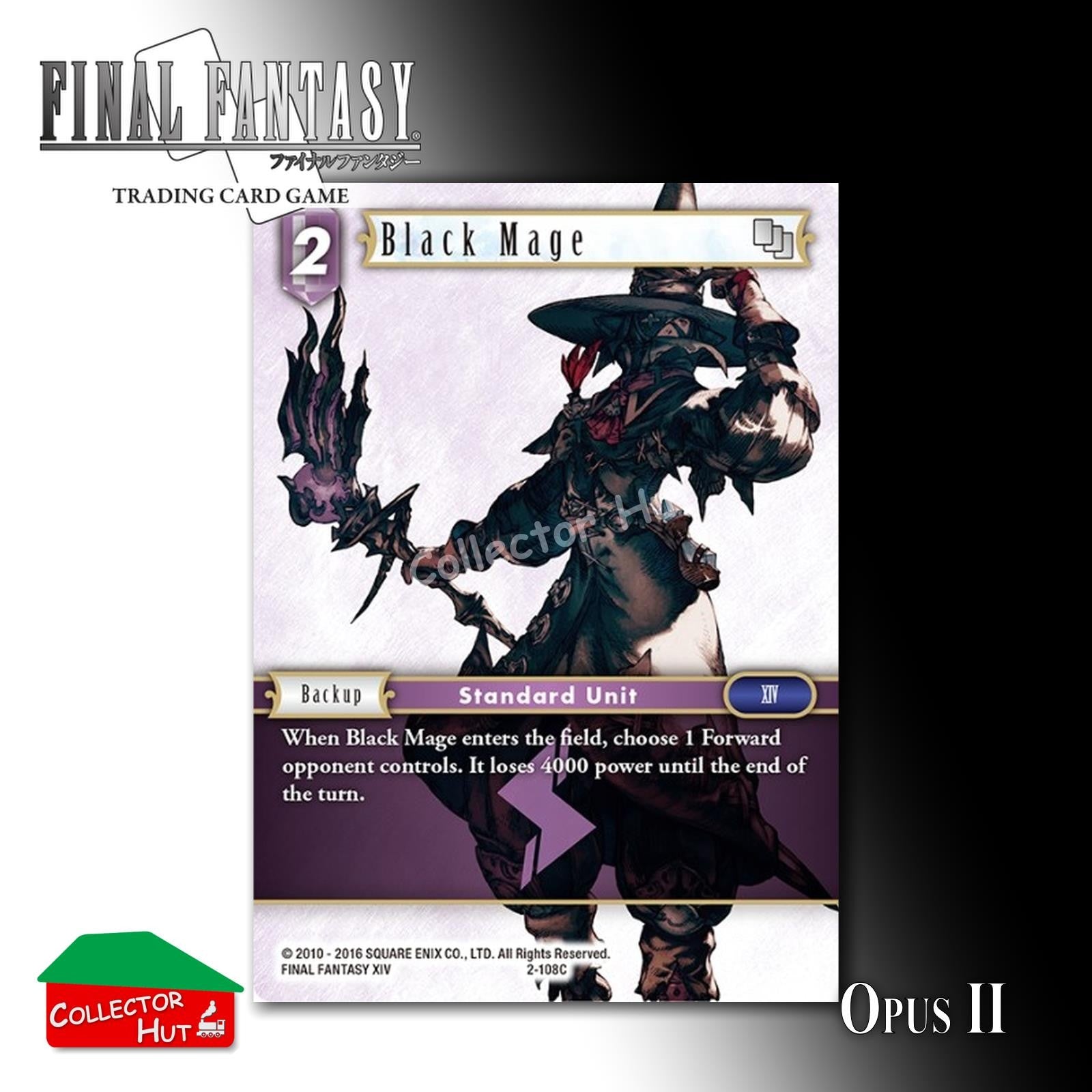 Final Fantasy Trading Card Game OPUS II 2 FOIL CARDS You Choose