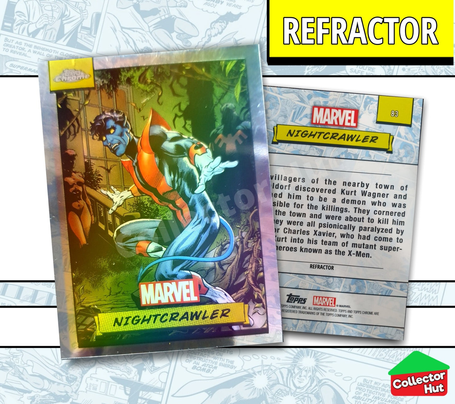 Marvel Topps Chrome 2024 REFRACTOR Card Collection YOU CHOOSE