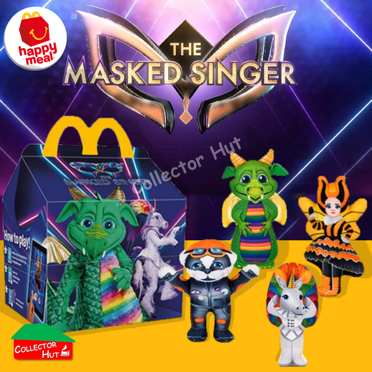 McDonalds Happy Meal The Masked Singer Plush Toys BOXED NEW