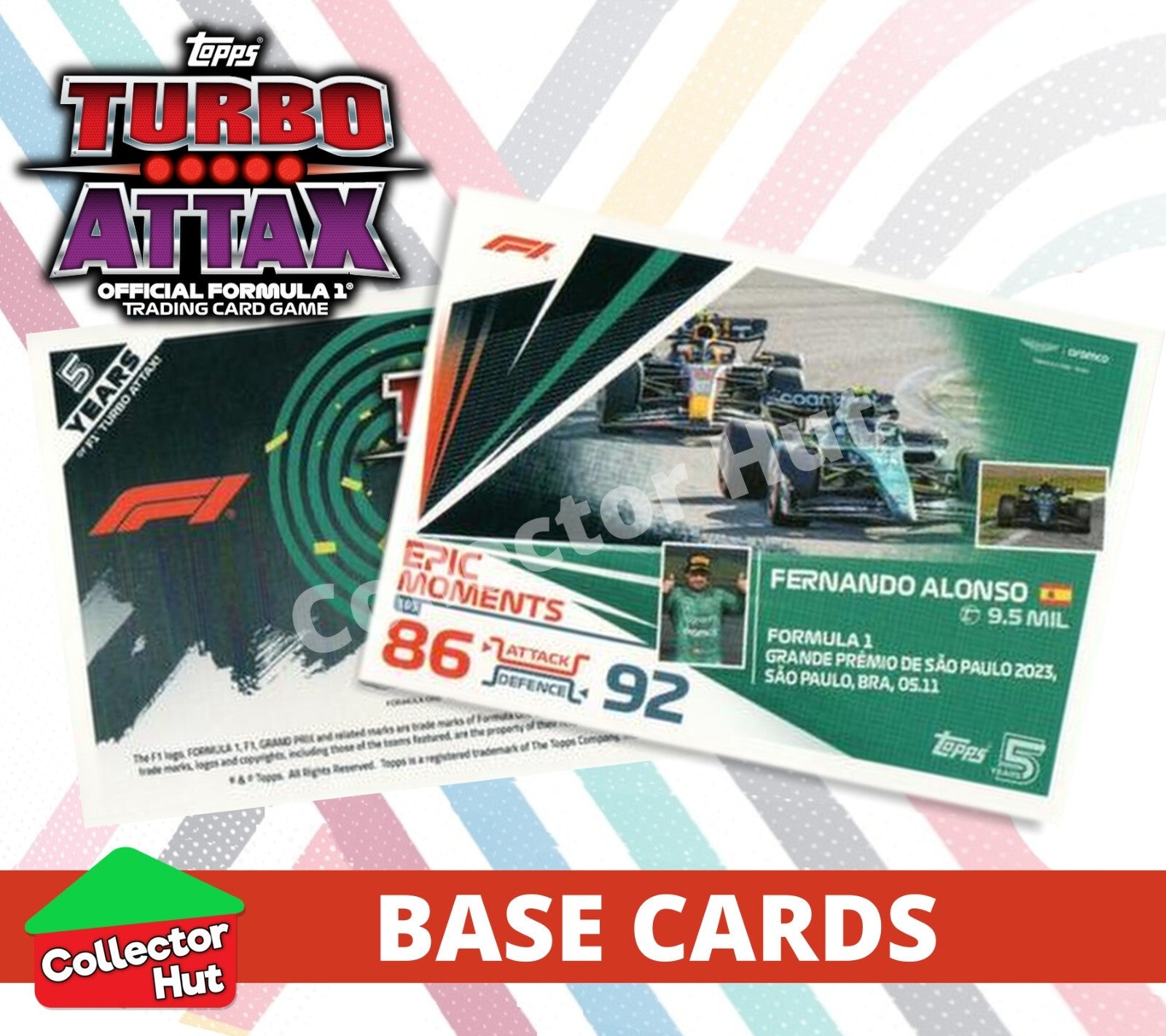 Topps Turbo Attax Formula 1 F1 2024 #167-312 Base Cards YOU CHOOSE