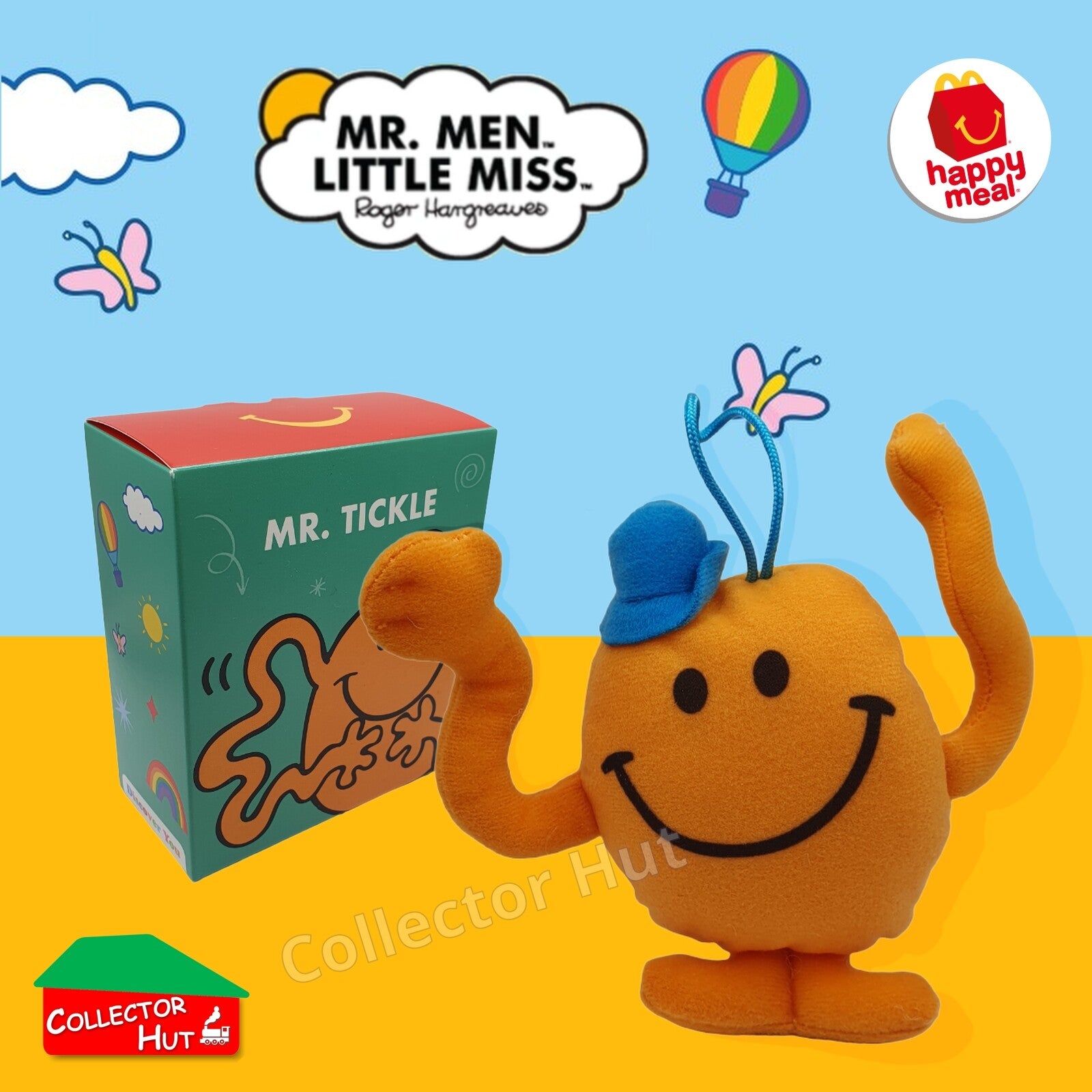 McDonalds Happy Meal Mr Men Little Miss 2024 & 2021 50th Anniversary Plush Toys