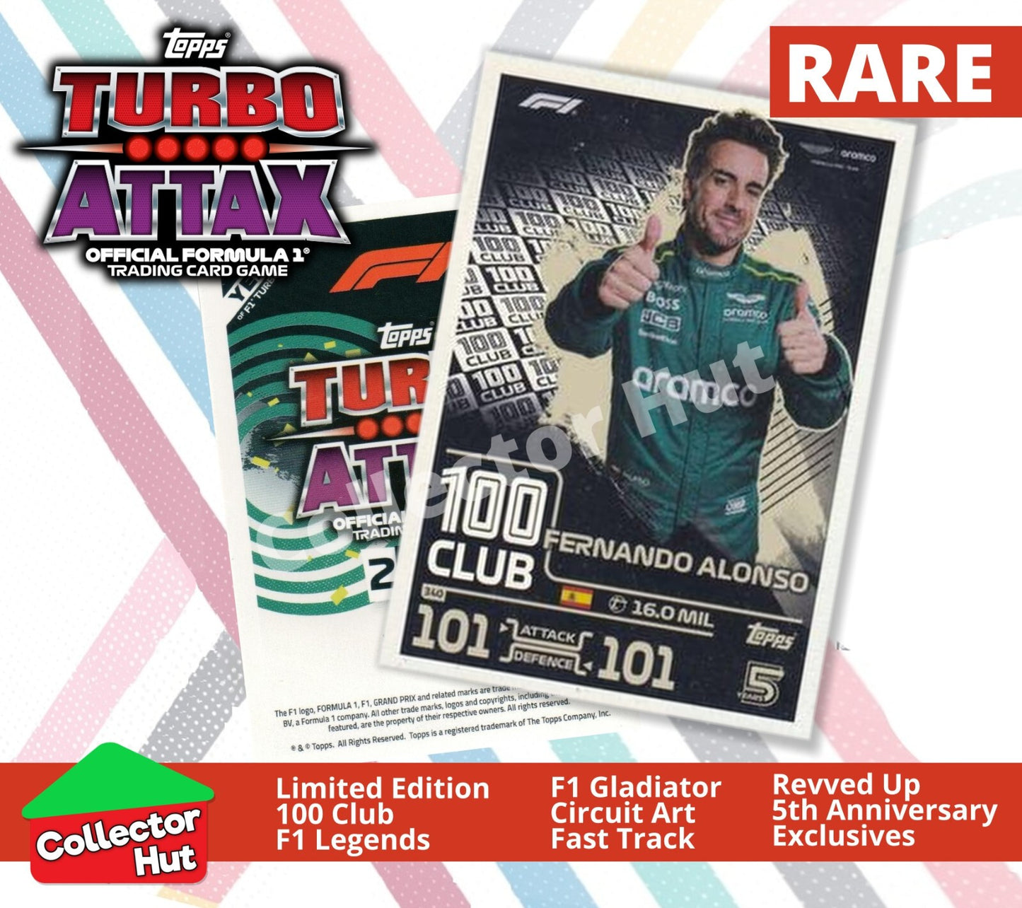 Topps Turbo Attax Formula 1 F1 2024 #313-344 RARE Limited Cards YOU CHOOSE
