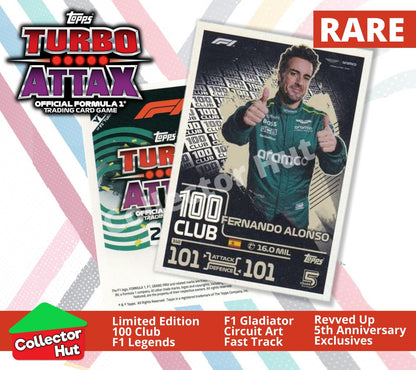 Topps Turbo Attax Formula 1 F1 2024 #313-344 RARE Limited Cards YOU CHOOSE