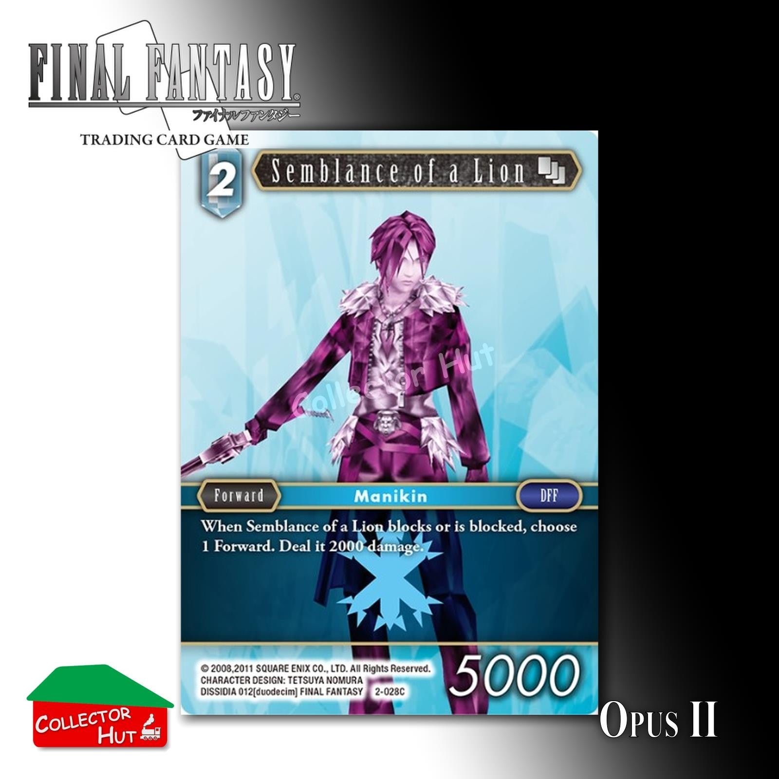 Final Fantasy Trading Card Game OPUS II 2 FOIL CARDS You Choose