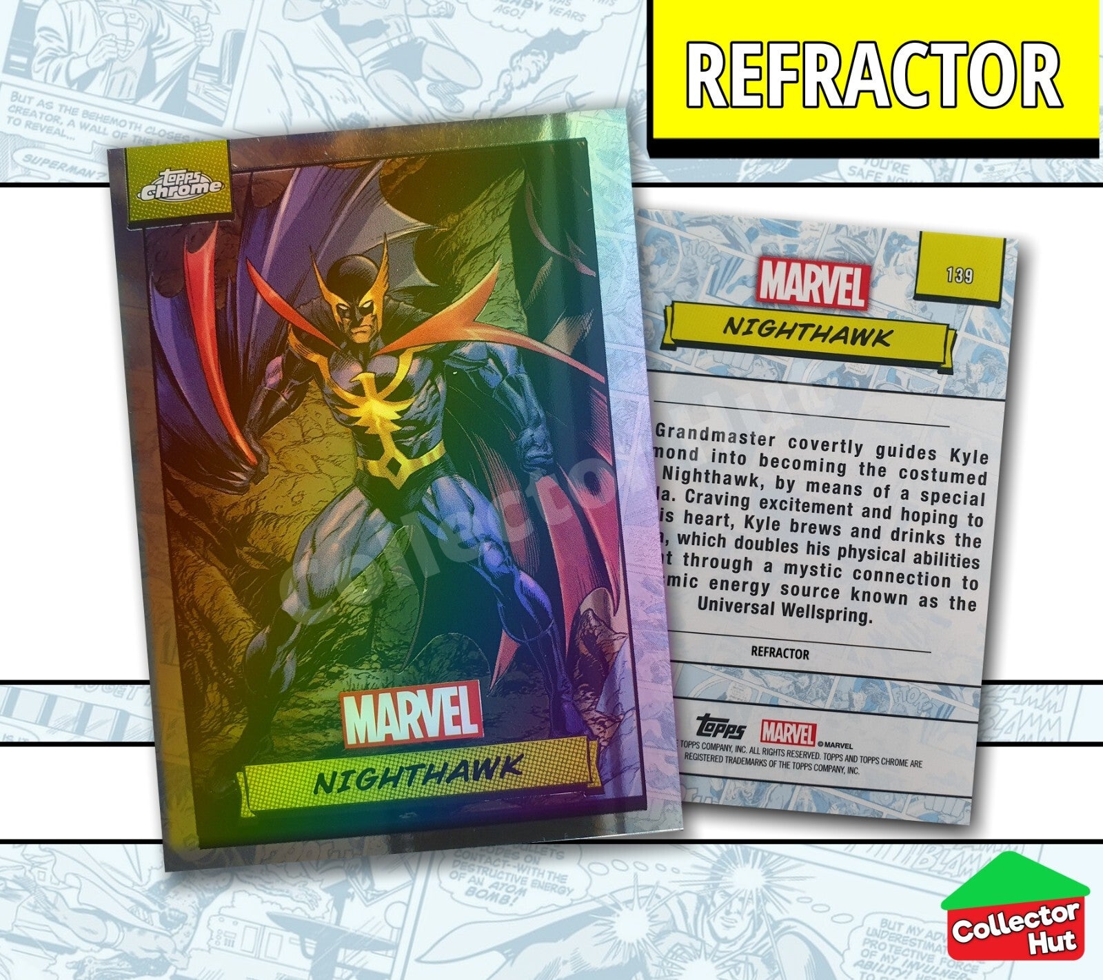 Marvel Topps Chrome 2024 REFRACTOR Card Collection YOU CHOOSE