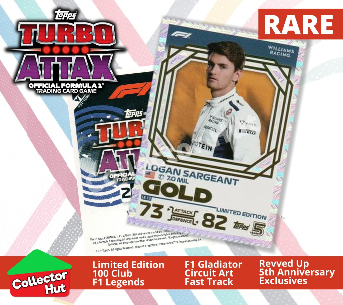 Topps Turbo Attax Formula 1 F1 2024 #313-344 RARE Limited Cards YOU CHOOSE