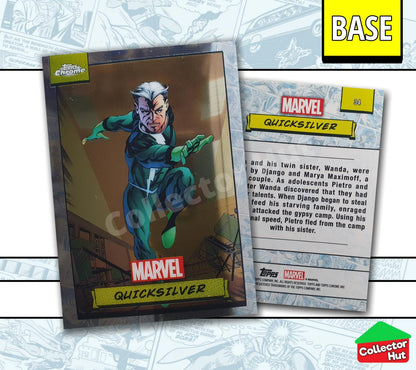 Marvel Topps Chrome 2024 Base Card Collection 1-150 YOU CHOOSE