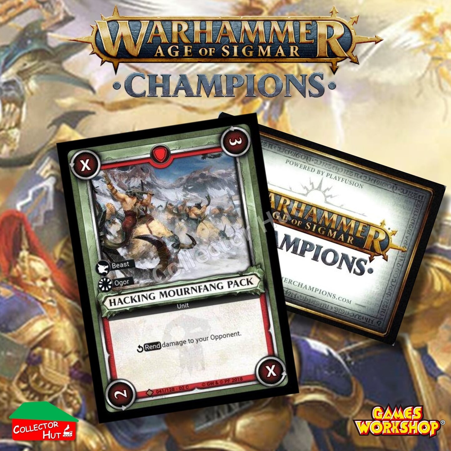 Warhammer Age of Sigmar: Champions Wave 2 ONSLAUGHT Trading Cards CHOOSE SINGLES