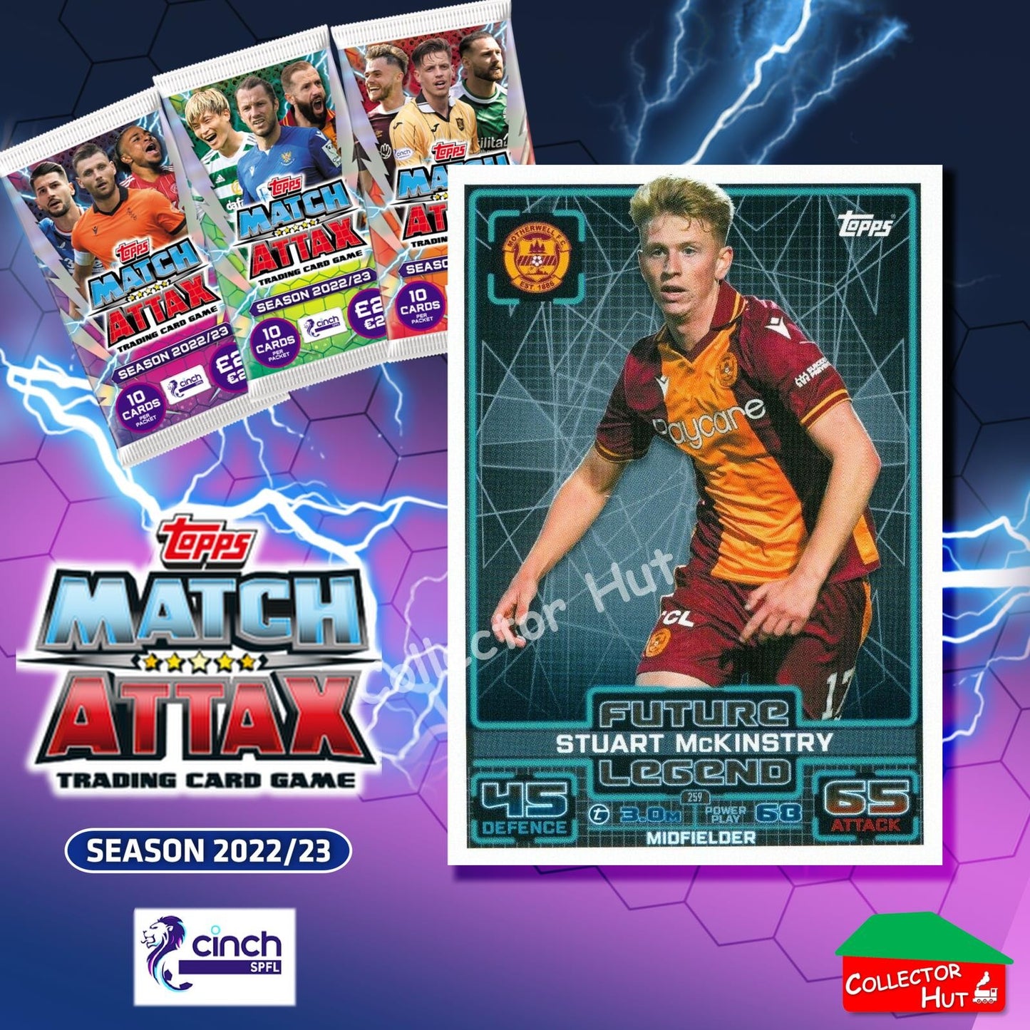 TOPPS MATCH ATTAX SPFL 2022/23 #163-264 Choose Your Card