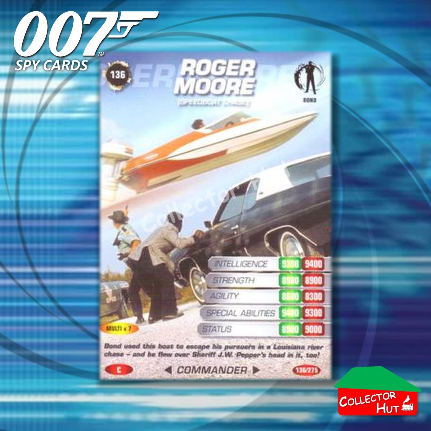 James Bond 007 Commander Spy Cards BASE COMMON YOU CHOOSE