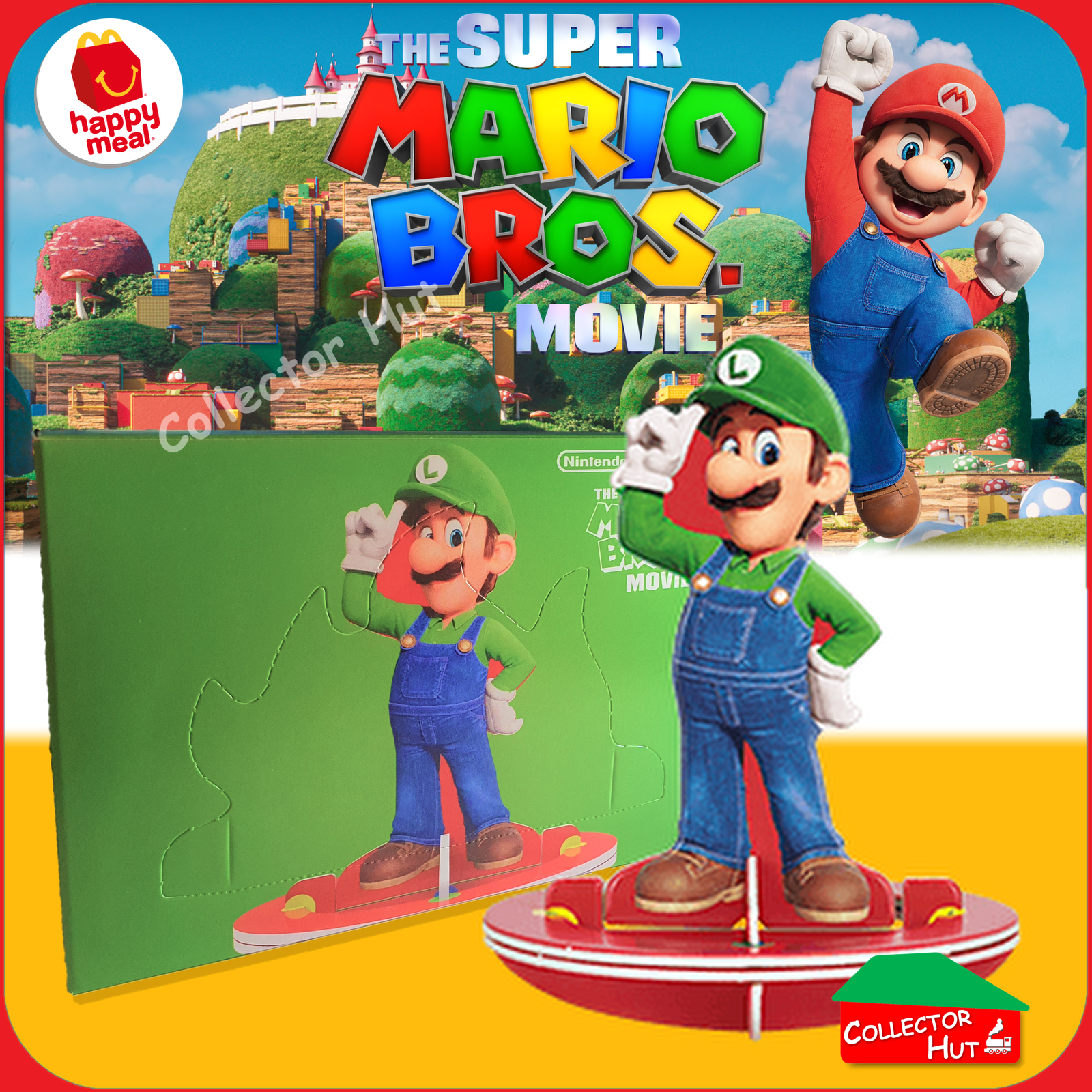 McDonald's Happy Meal Super Mario Bros Movie 2023 3D Build Kits