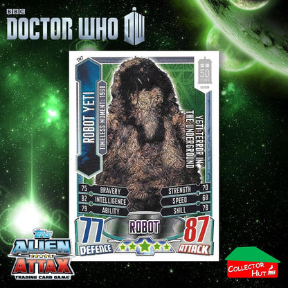 Topps Doctor Who Alien Attax 50th Anniversary Edition Companion Timeless Cards