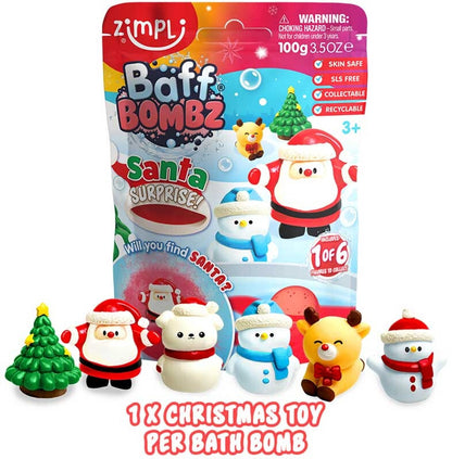 Baff Bombz Surprise Figures 100g Pack Children's Bath Bomb Toy Unicorn Dinosaurs