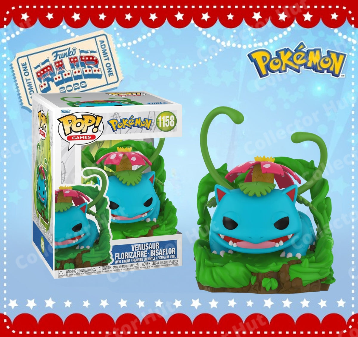Pop! Premium Pokémon Series Pikachu Blastoise Venusaur Charizard