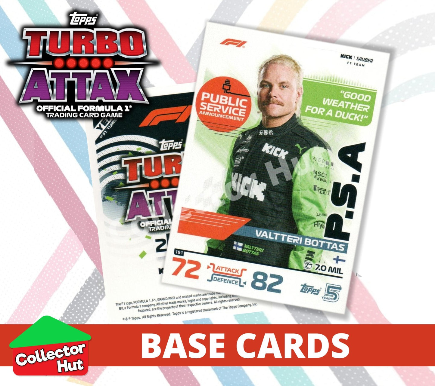 Topps Turbo Attax Formula 1 F1 2024 #167-312 Base Cards YOU CHOOSE