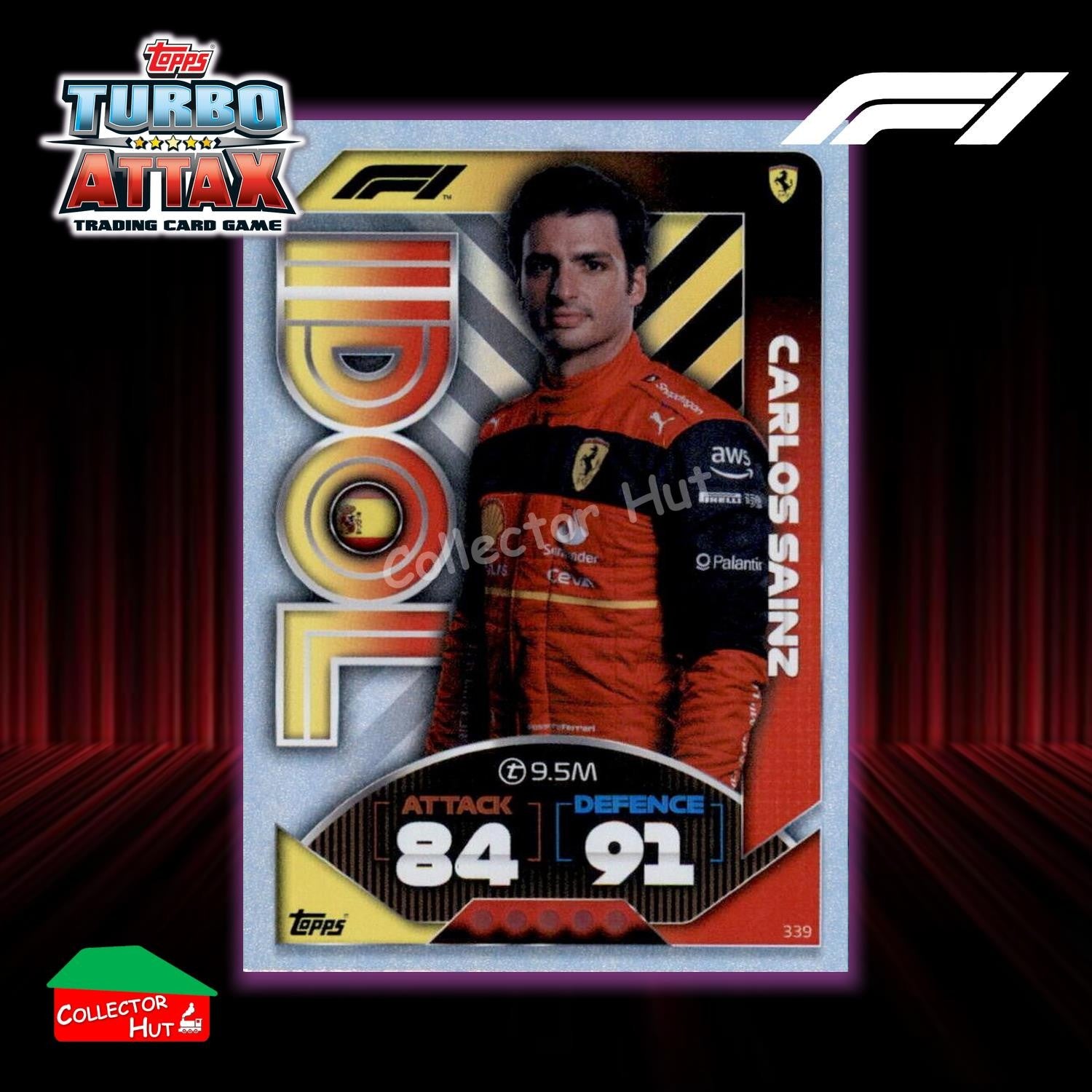 Topps Turbo Attax Formula 1 F1 2022 Limited Edition, 100 Club & Foil Cards