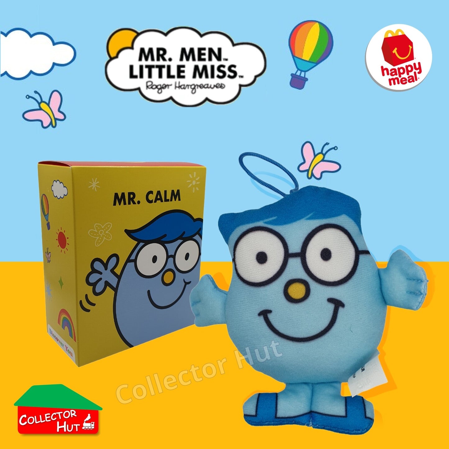 McDonalds Happy Meal Mr Men Little Miss 2024 & 2021 50th Anniversary Plush Toys