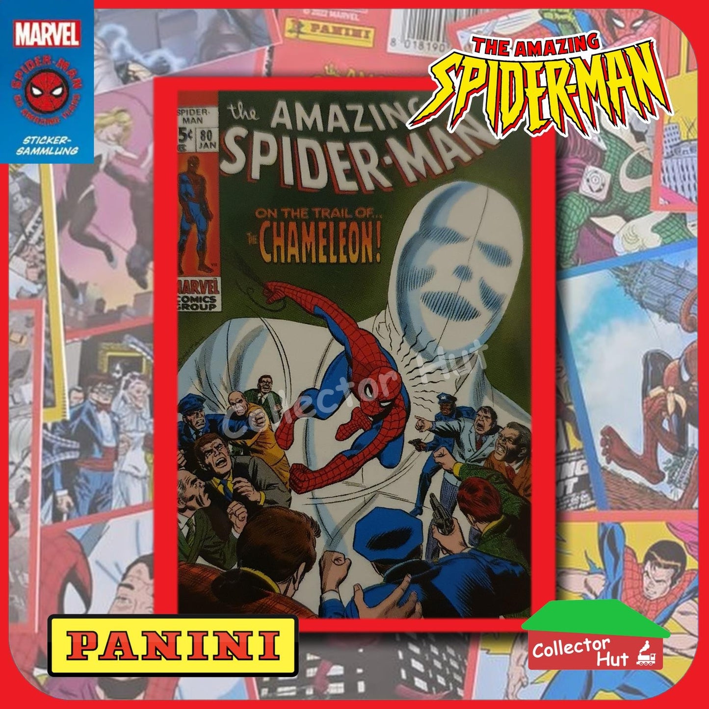 Panini The Amazing Spider-Man 60th Anniversary Sticker Collection Singles