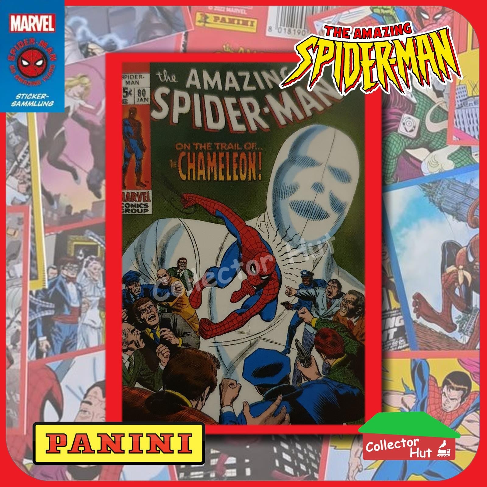 Panini The Amazing Spider-Man 60th Anniversary Sticker Collection Singles