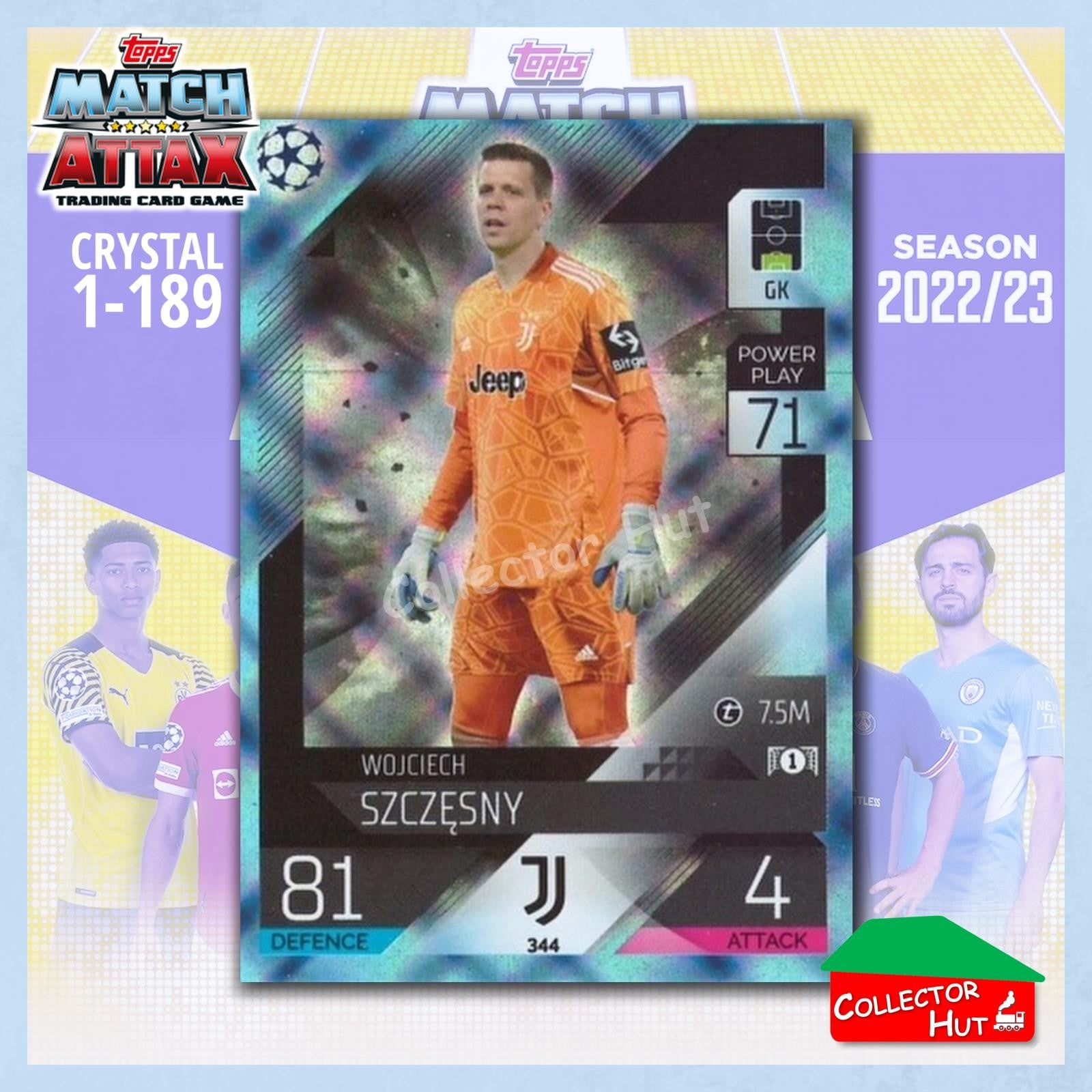 Topps Match Attax Europa Champions League 2022/23 Crystal Parallel Cards 190-387