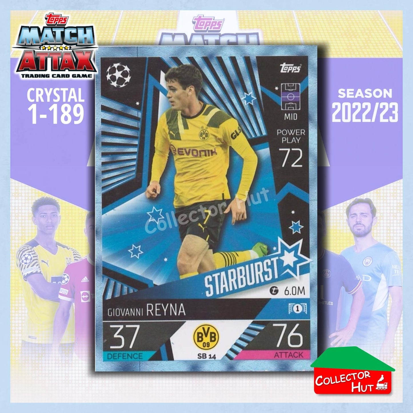 Topps Match Attax Extra 2022/23 Parallel CRYSTAL & EMERALD Cards YOU CHOOSE