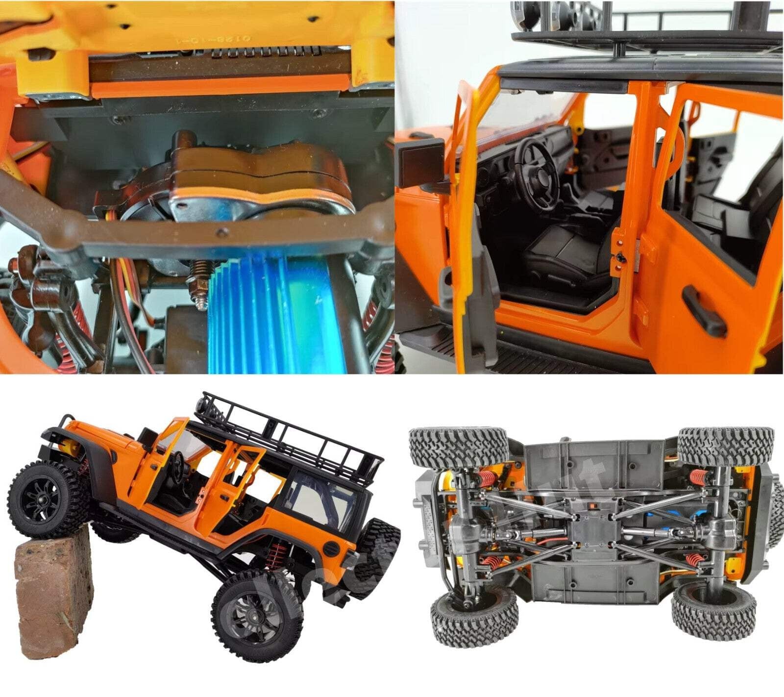 MN128 RC Rock Crawler 1:12 Scale Premium Design Upgradable