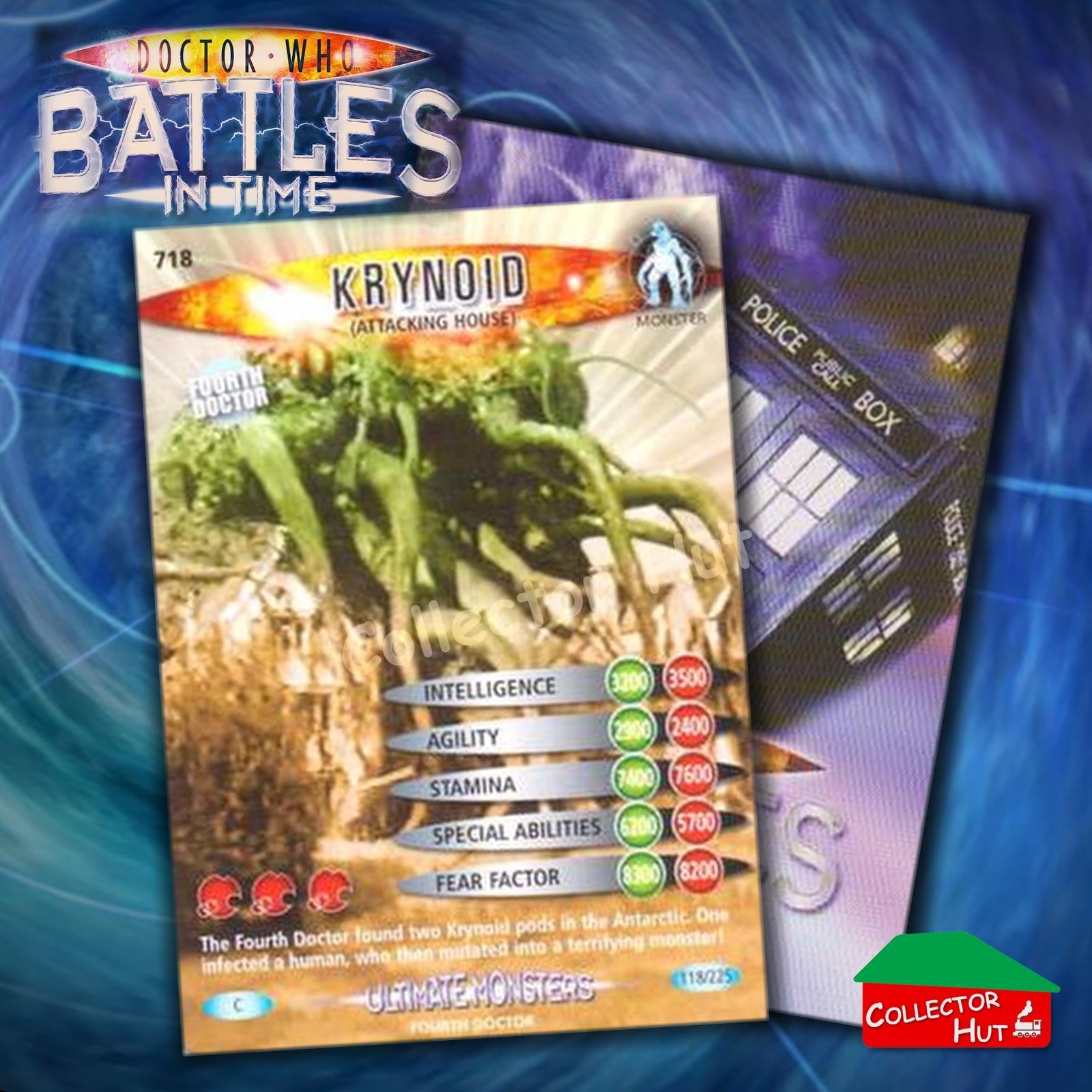 DOCTOR WHO Battles in Time #601-825 ULTIMATE MONSTERS RARE & COMMON Cards
