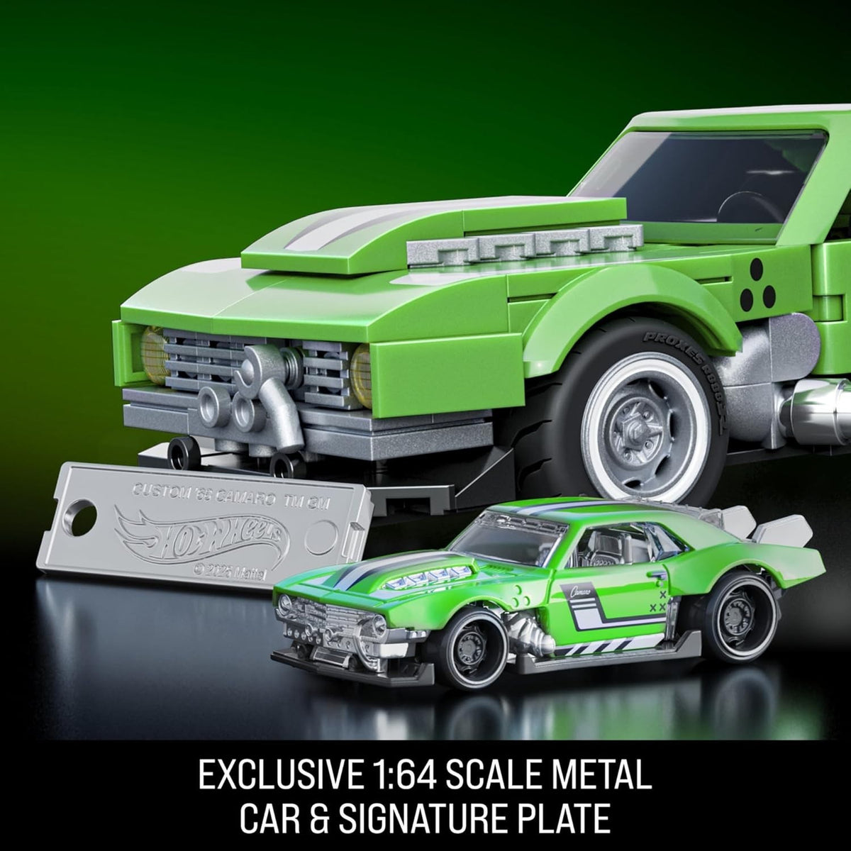 Mattel Brick Shop Hot Wheels SPEED Custom ’68 Camaro 1:32 Model Kit