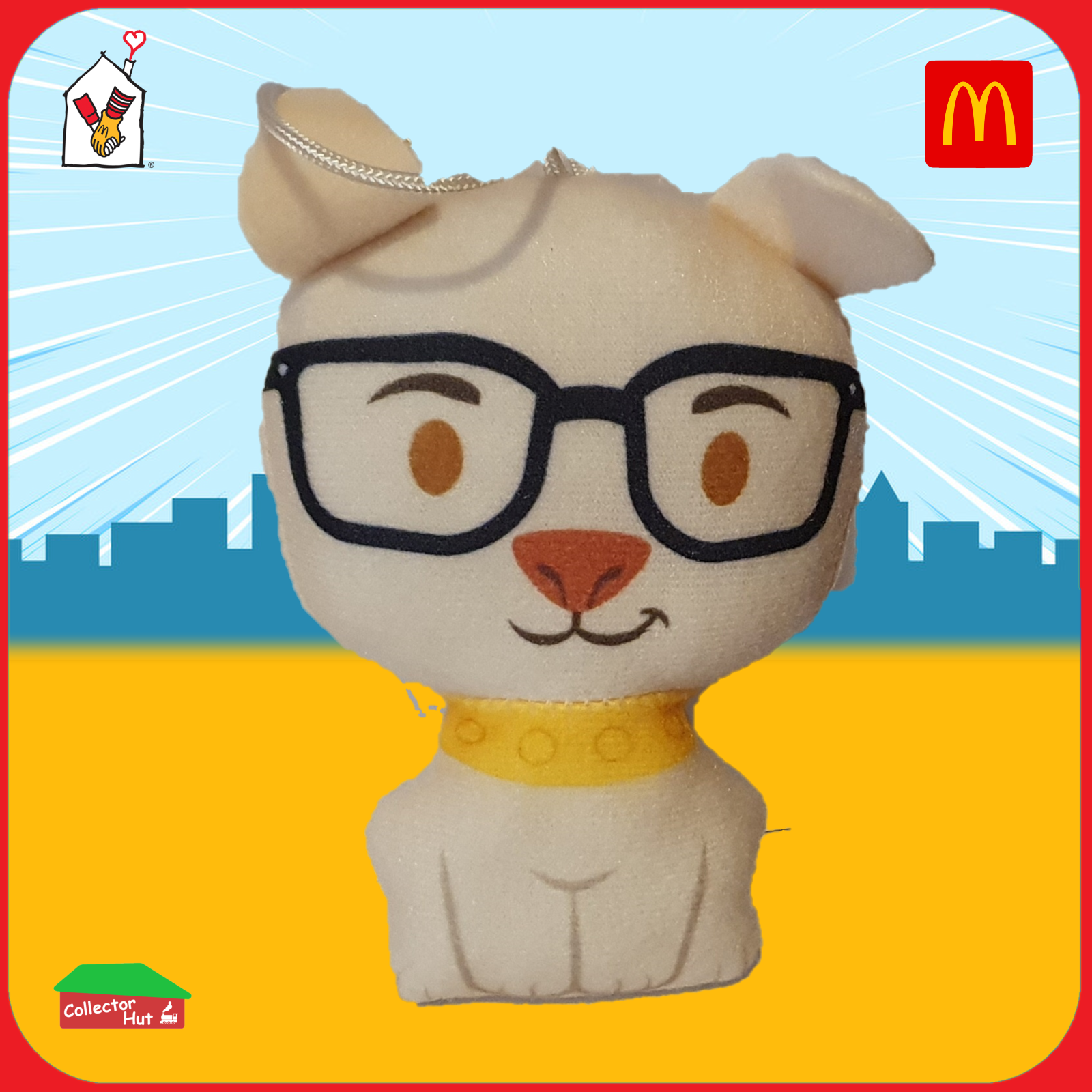 McDonald's Happy Meal DC Super Heroes, Super-Villains, Super Pets Plush Toys