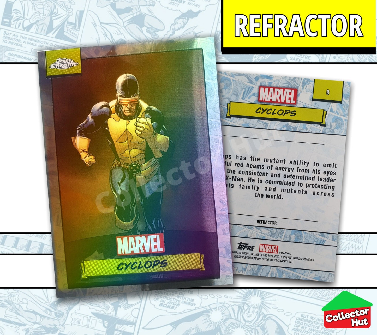 Marvel Topps Chrome 2024 REFRACTOR Card Collection YOU CHOOSE