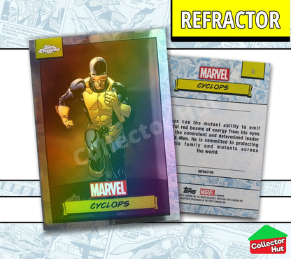 Marvel Topps Chrome 2024 REFRACTOR Card Collection YOU CHOOSE